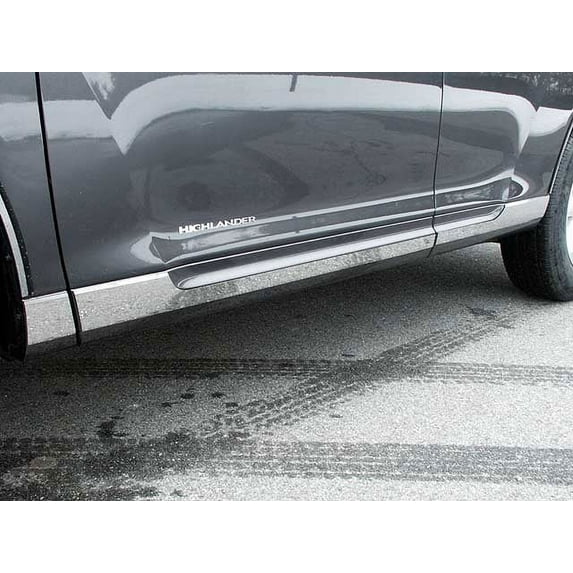 Stainless Rocker Panel Trim 6Pc Fits 2008-2011 Toyota Highlander TH28110 QAA