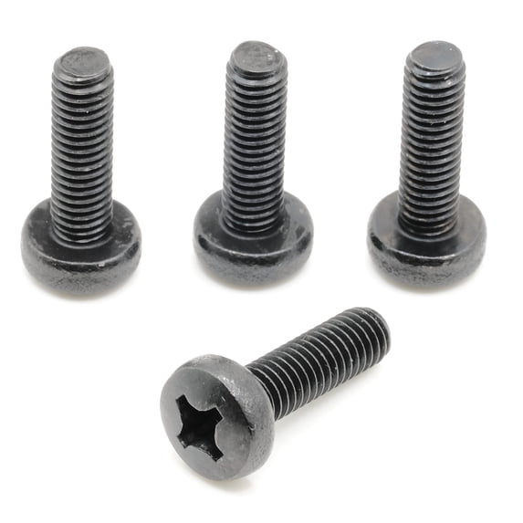 Stainless Screws for Lexus GS License Plates (Set of 4, Black, Rear)