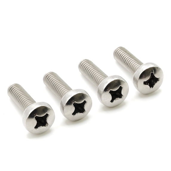 Stainless Screws for Lexus GX License Plates (Set of 4, Silver, Rear)