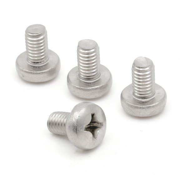Stainless Screws for Mercedes GLE 400 License Plates (Set of 4, Silver, Rear)
