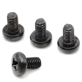 Stainless Screws for ReplacementScrews AUDI-VW-MB-M610B-LP License Plates (Set of 4, Black, Rear)