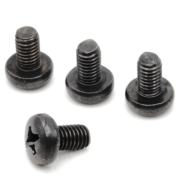 Stainless Screws for Volkswagen Passat License Plates (Set of 4, Black, Rear)