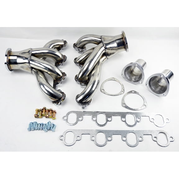 Stainless Shorty Hugger Exhaust Headers for Ford Big Block 429 460 7.0L 7.5L