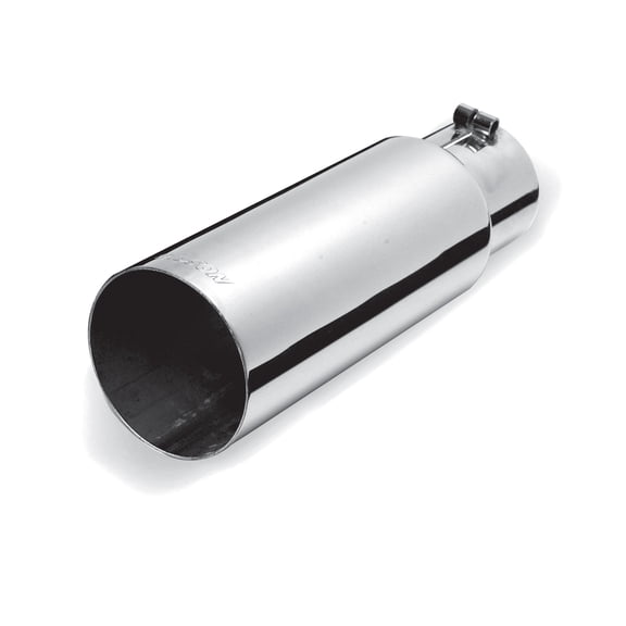 Gibson Exhaust Stainless Single Wall Straight Exhaust Tip
