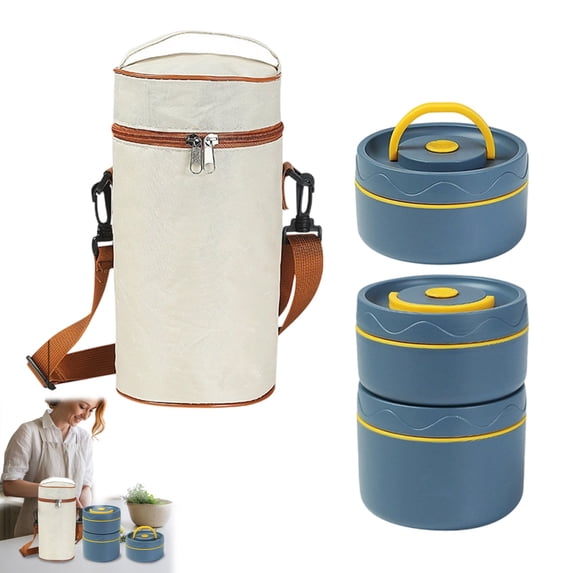 Stainless Soup Container 304, Wide‑Mouth Insulated Leak‑Proof Lunch Jar with Carry Bag, for Hot Food Storage, School Student Lunch and Office Worker Daily Meal Prep
