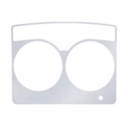 Stainless Speed/Tachometer Dash Panel Trim 2006+ Fits Kenworth W900, T800, & C500