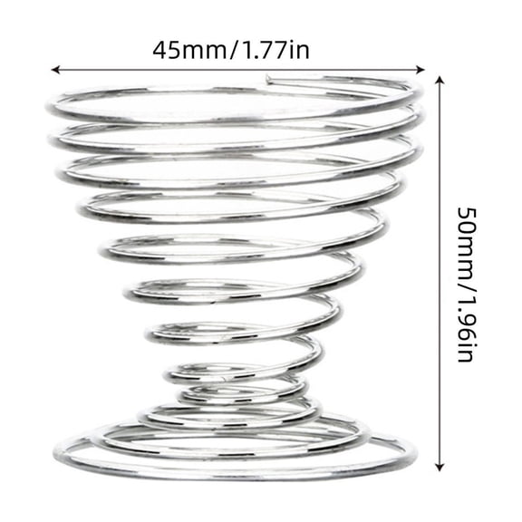 Stainless Spring Wire Egg Tray, Holder for Boiled or Raw Eggs