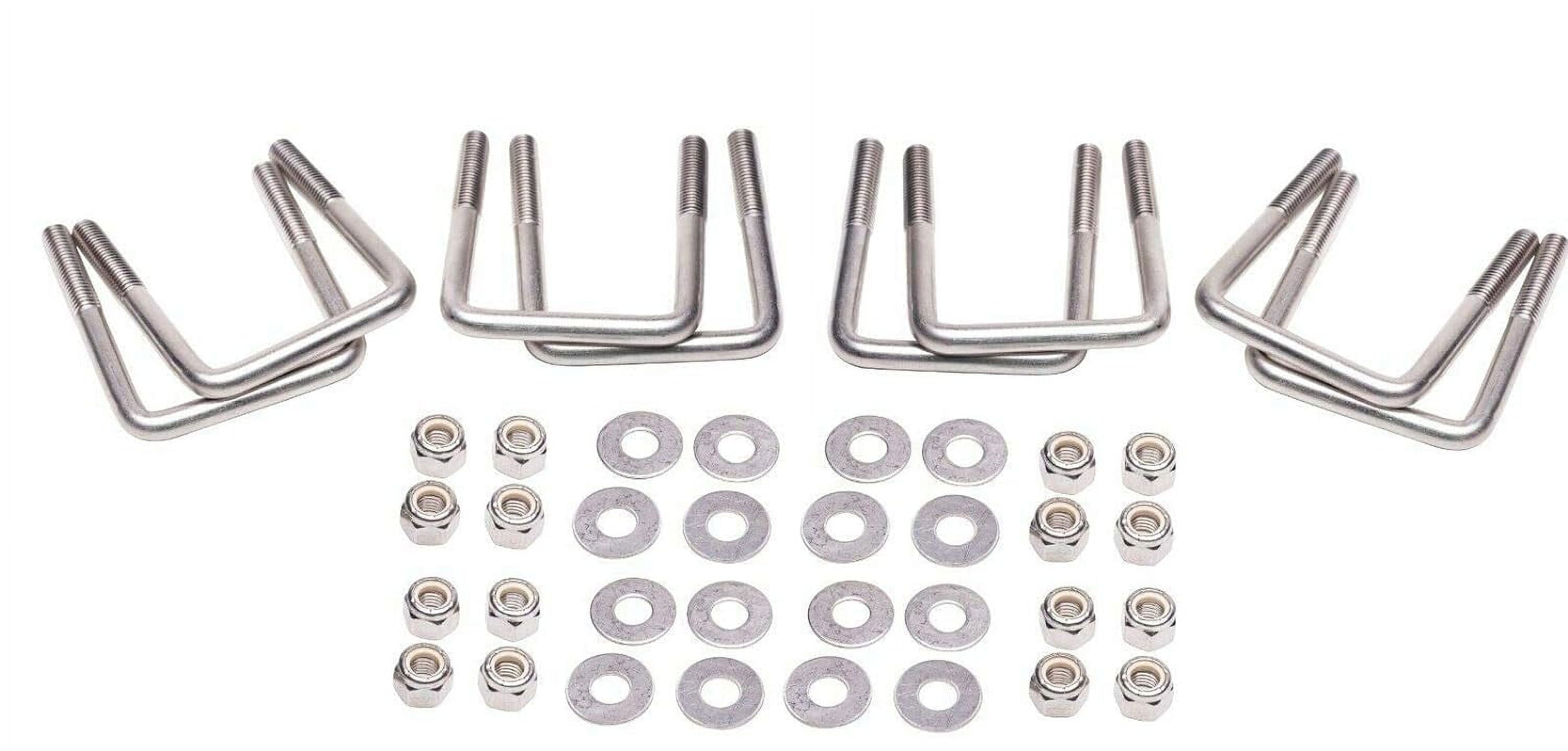 Stainless Square U Bolts Boat Trailer U Bolt 1 2 D X 3 1 8 X 4 3 8 