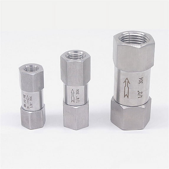 Stainless Ssteel Check Valve 1/8" 1/4" 3/8" 1/2" 3/4" Female Combined Modular Check Valve High Pressure Water Gas Check Valve