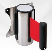 Stainless Stanchion Queue Barrier Wall Mount Crowd Control Retractable shop