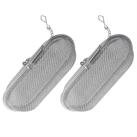 Stainless Stee Infuser Basket Steel Tea Strainer 2 Pcs Maker Rectangle Strainers for Loose Fine Mesh