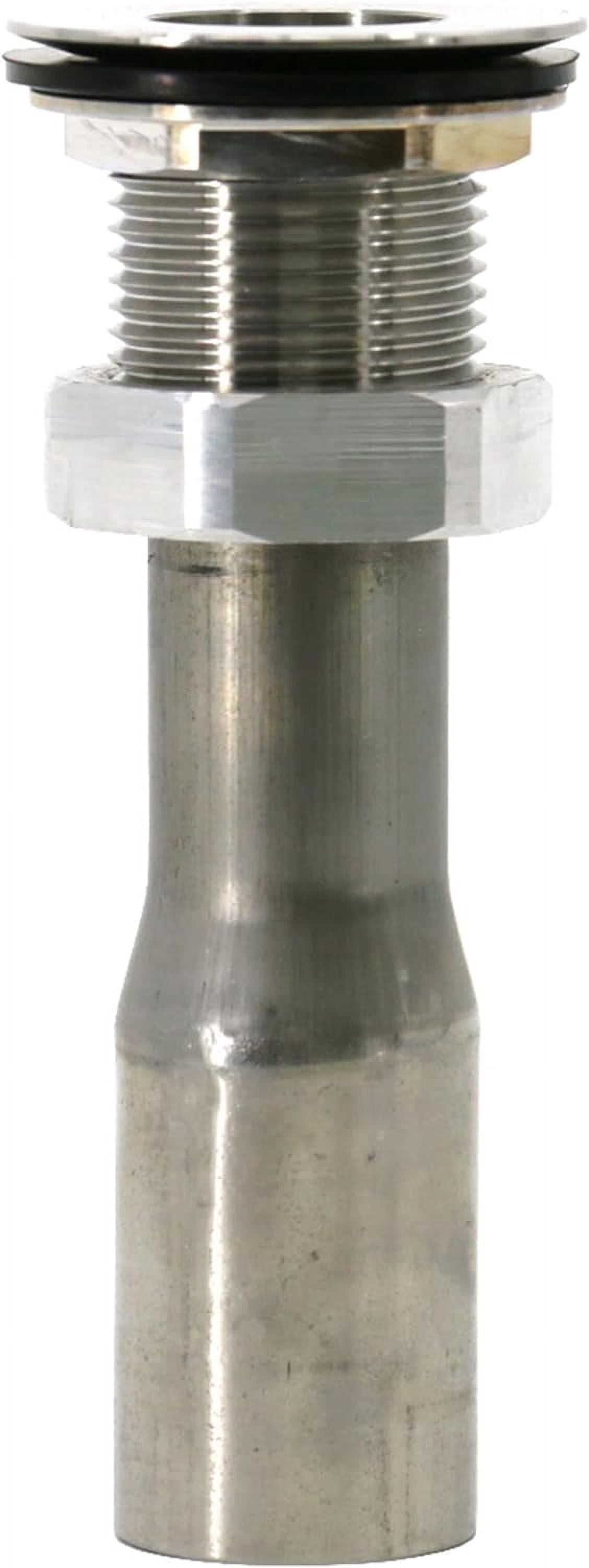 Stainless Steel 1" NPS Thread Bar Sink 1-1/2” Drain With Tailpiece For 1-3/8" Sink Opening (5 ...