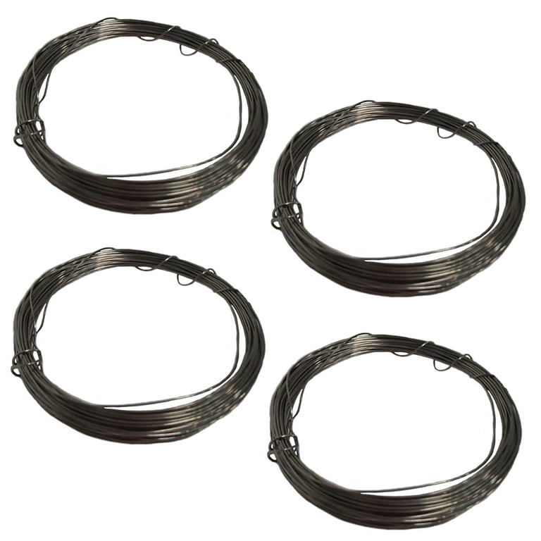 Stainless Steel 100ft (4 pkgs of 25ft) Rabbit Hare Squirrel Trapping  Hunting Snare Wire