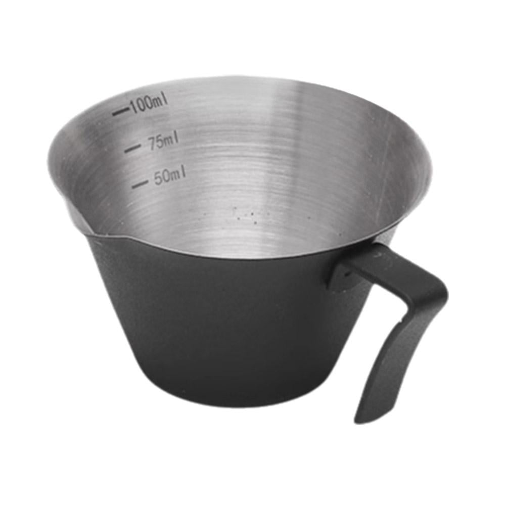 Stainless Steel 100ml Espresso Measuring Cup Multiple Colors With Scale