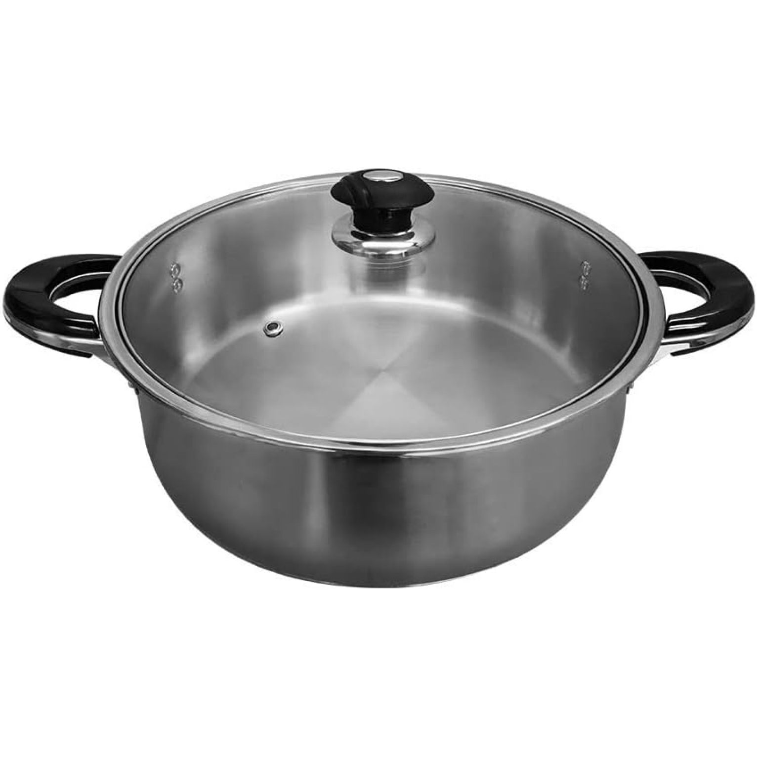 Stainless Steel 121/2" Stock Pot Cookware 10 Quart Pots Pan Cooking