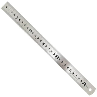 12 inch Stainless Steel Metal Ruler Straight Edge Drawing And SAE  Measurements