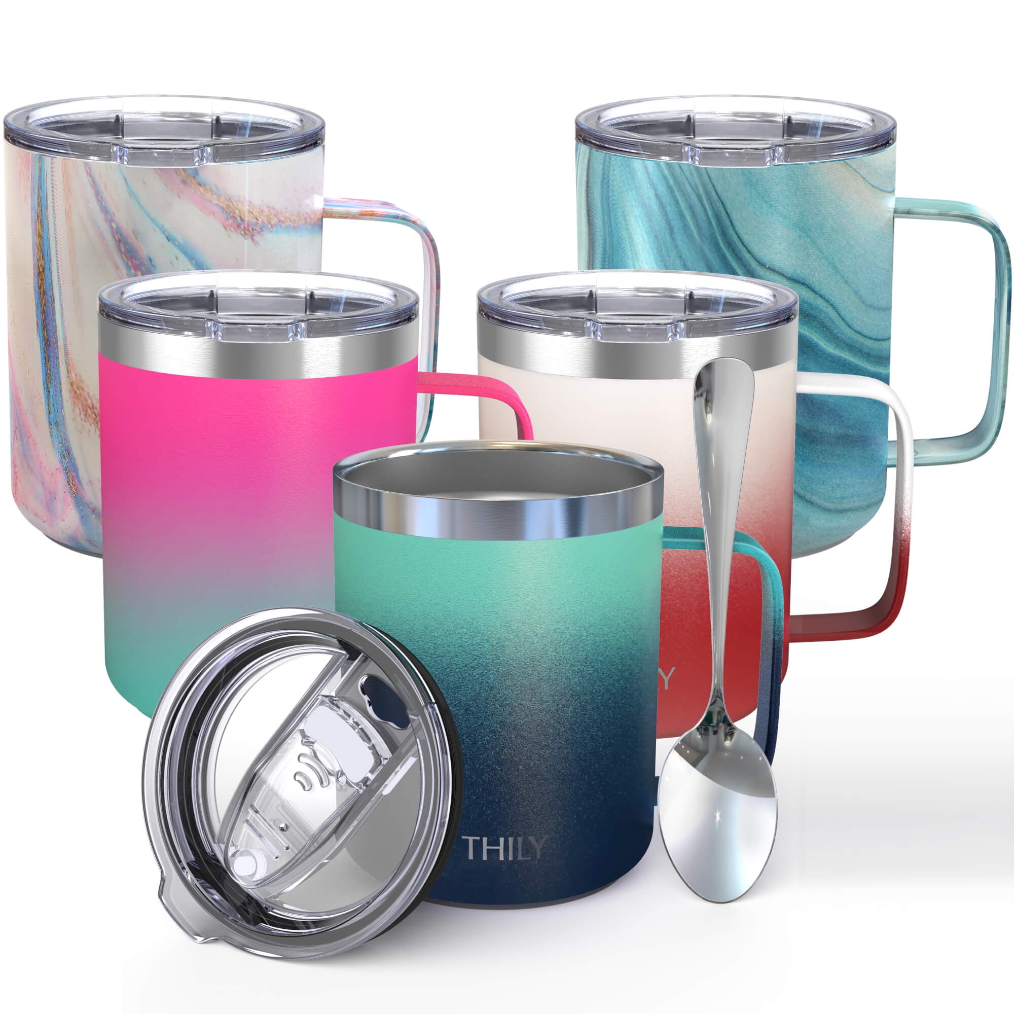 6 ceramic coffee mugs YETI Rambler 6oz Stackable Mug 2 Pack, Black