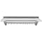 Stainless Steel 12 x 48 Inches, 345 lb Shelf - Commercial NSF Wall Mount Floating Shelving with Shelf and 18 Hooks for Restaurant, Kitchen, Home, Bar, Hotel and Garage