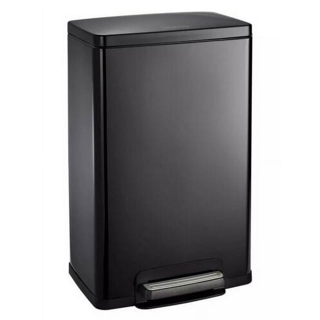 Stainless Steel 13 Gallon Step Trash Can Tramontina Garbage Bin Plastic