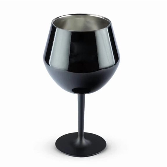 Stainless Steel 14oz Double-layer Goblet Two-in-one Detachable Heat Cold Wine Glass Coffee Cup Kitchen Coffee Bar Accessories