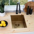 thumbnail image 1 of Stainless Steel 15 Inch Single Bowl Undermount Kitchen Sink, 1 of 2