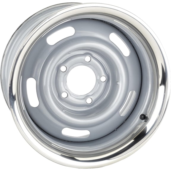 Stainless Steel 15 Inch Wheel Beauty Ring, Smooth