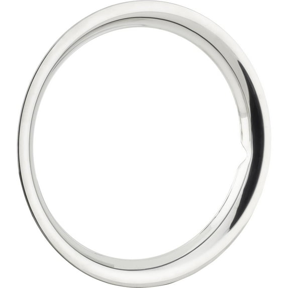 Stainless Steel 15 Inch Wheel Beauty Ring, Smooth