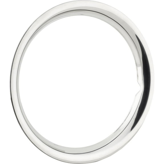 Stainless Steel 15 Inch Wheel Beauty Ring, Smooth
