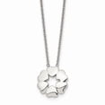 thumbnail image 1 of Stainless Steel 18.5 inch Polished Circle of Hearts Necklace; 18.5 inch; Lobster (Fancy) Clasp; for Adults and Teens; for Women and Men, 1 of 1