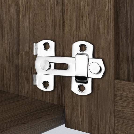 Stainless Steel 180° Deadbolt Lock | Secure Barn & Sliding Door Lock | Rust-Resistant Heavy Duty Construction | Easy Installation for Homes & Offices | 1-Pack