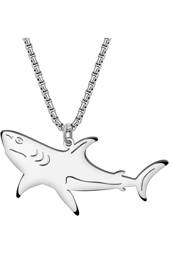 Stainless Steel 18K Gold Silver Plated Sea Life Shark Crab Seahorse Turtle Dolphin Necklace Pendant For Women Cute Ocean Animal Necklaces Jewelry For Gifts[Z2238]
