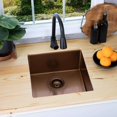 thumbnail image 1 of Stainless Steel 19 Inch Single Bowl Undermount Kitchen Sink, 1 of 2