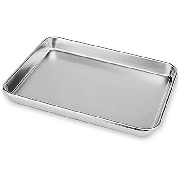Stainless Steel 1Pc Cookie Home Toaster Dishes Bake Pans Kitchen Steamer Baking Sheets Oven Tray 31X24X2.5CM