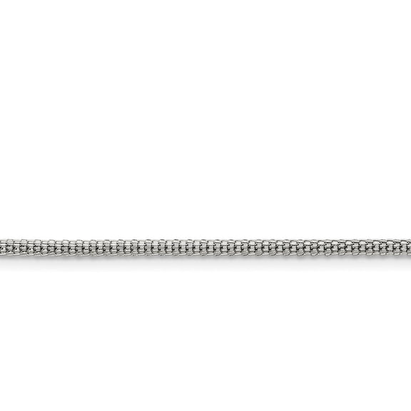Stainless Steel 2.5mm Bismark Chain Necklace - 30 Inch
