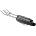 thumbnail image 1 of Stainless Steel 2 Prong Fork Rubber Good Grips Handle Cocktail Fork With Sharp Two Prongs Perfect For Parties Heavy Duty with Two Tines Mini Salad Fork Pack of 2 - By Ram-Pro, 1 of 4