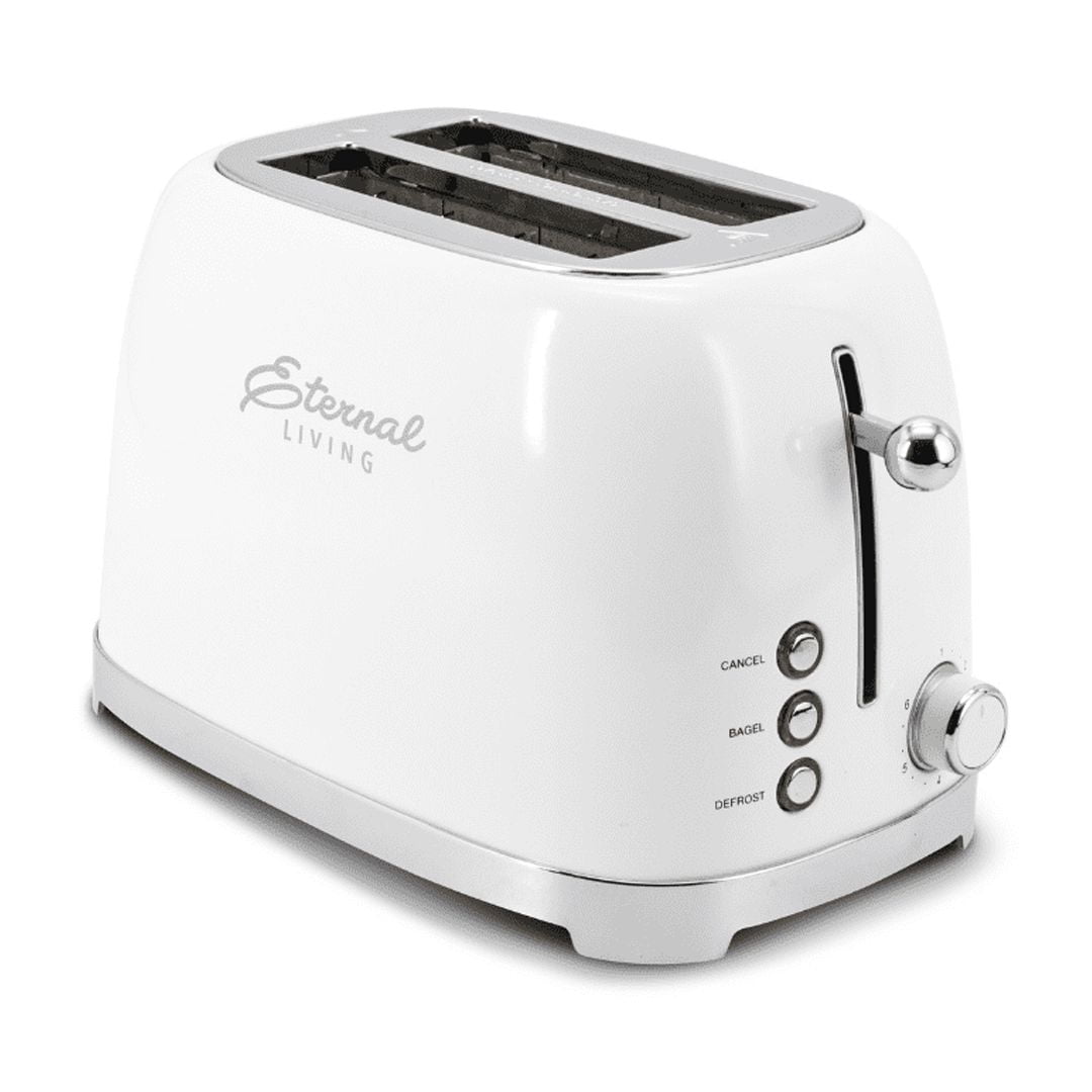Stainless Steel 2 Slice Toaster with 6 Bread Shade Settings