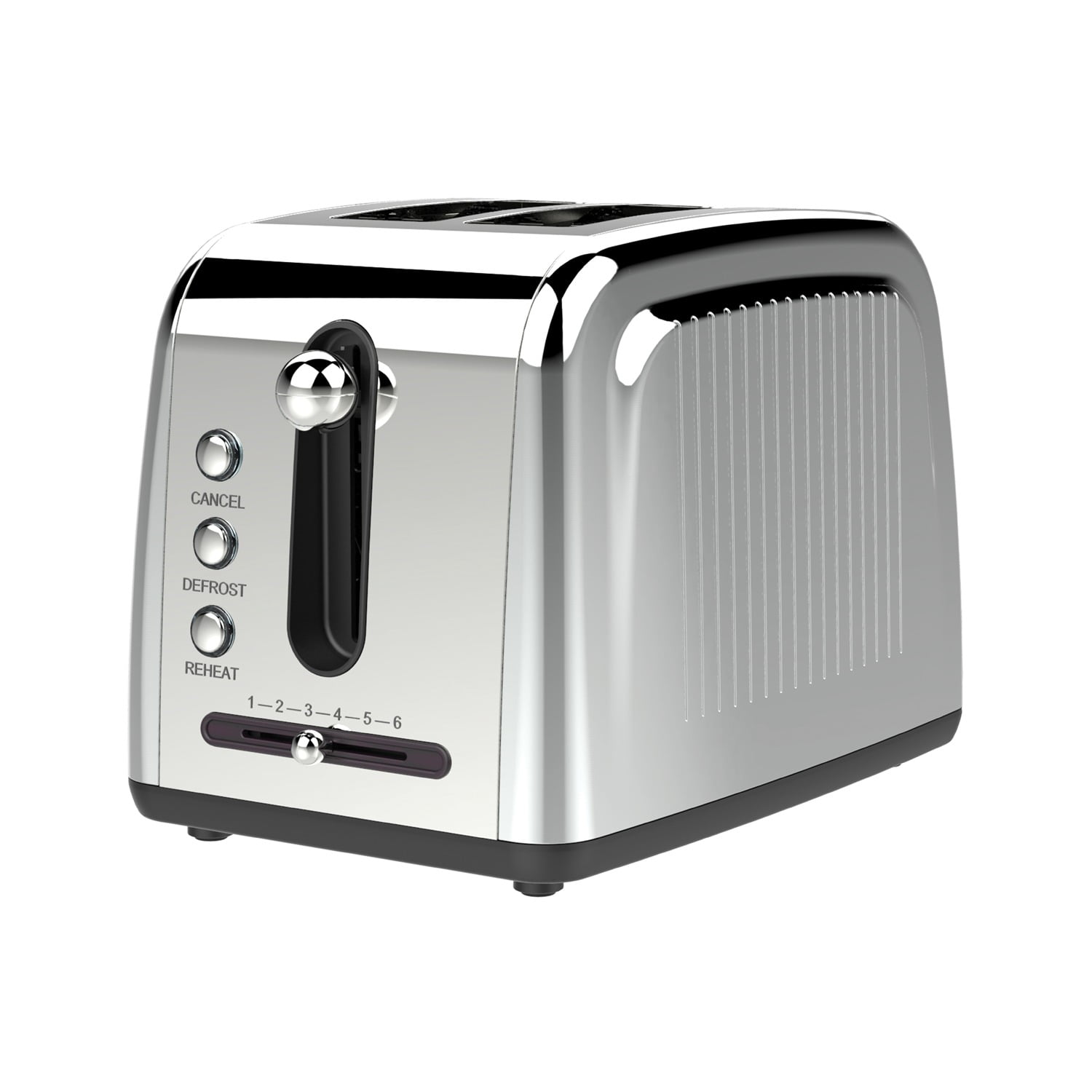 Brentwood Select TS-226S Extra Wide Slot 2-Slice Toaster, Stainless Steel