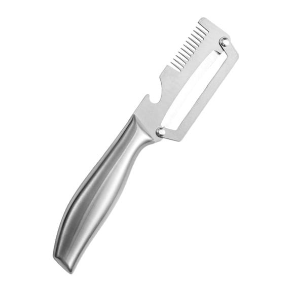 Stainless Steel 2-in-1 Peeler and Scraper, Thickened Melon Peeler for Kitchen, Versatile Vegetable and Fruit Peeler Tool for Home Cooking