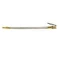 thumbnail image 1 of Stainless Steel 21cm Air Chuck Inflator Compressor Pump Extension Hose for Car Motorbike Quick Connect, 1 of 6