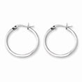 thumbnail image 1 of Stainless Steel 22mm Diameter Hoop Earrings, 1 of 7