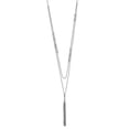 thumbnail image 1 of Stainless Steel 28+2 inch ext. Infinity Multi Strand Tassel Necklace; 28 inch; for Adults and Teens; for Women and Men, 1 of 1