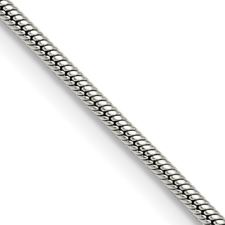 Stainless Steel 2mm 20 Inch Snake Chain Necklace Pendant Charm