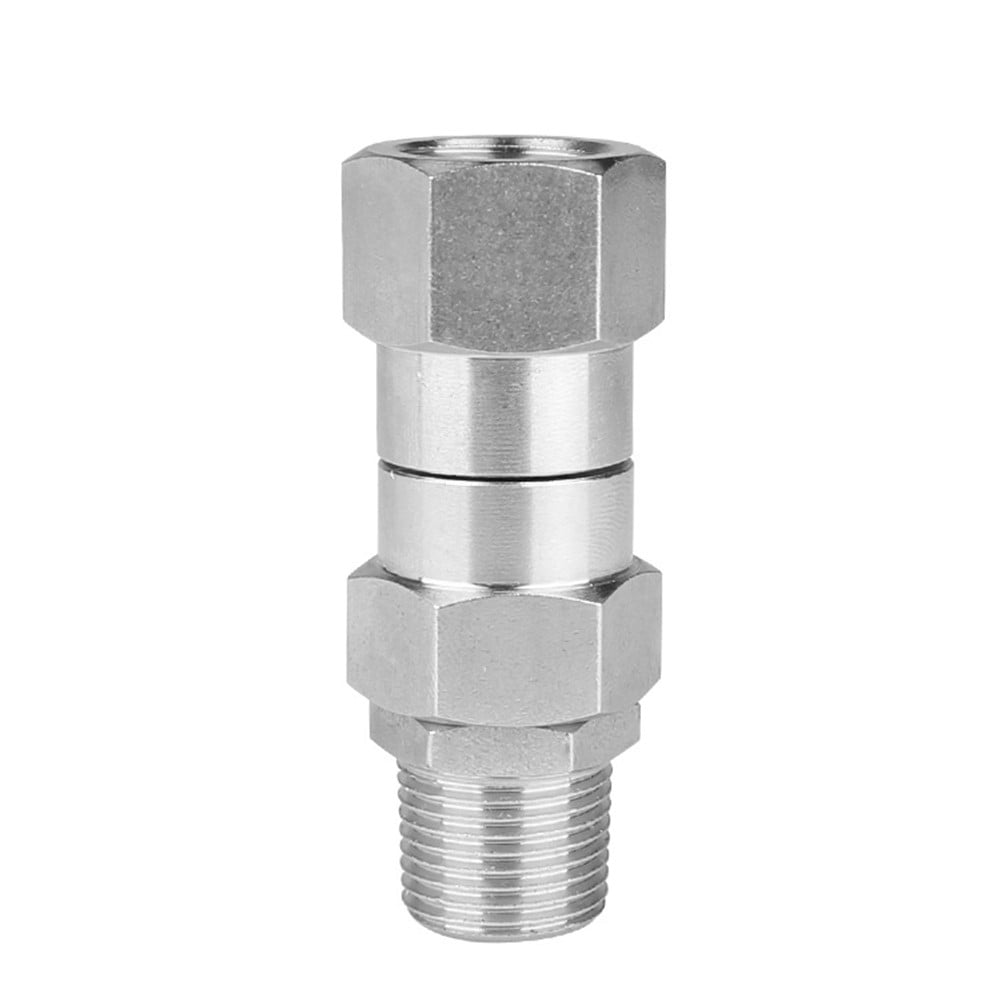 Stainless Steel 3/8 Inch Pressure Washer Hose Joiner Connector for High
