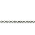 thumbnail image 1 of Stainless Steel 3.90mm Rolo Chain Necklace - 18 Inch, 1 of 2