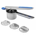 thumbnail image 1 of Stainless Steel 3 In 1 Tool For Potato Masher, Garlic Press & Fruit Juicer, 1 of 7