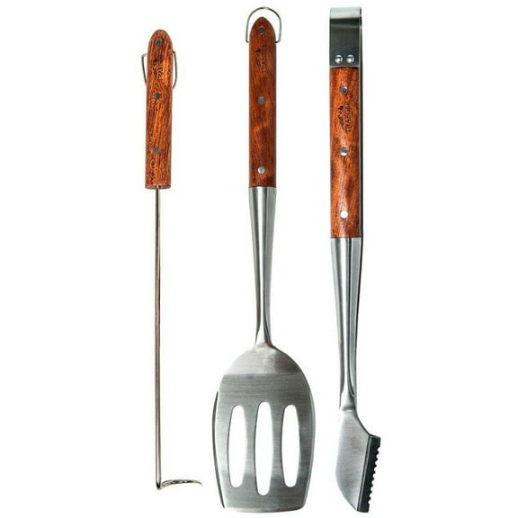 Stainless Steel 3-Piece Grilling Tool Set