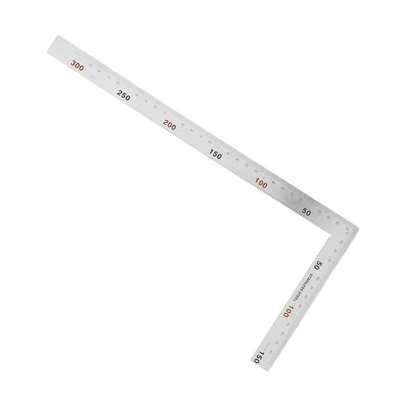 Stainless Steel 300x150mm 90 Degree Right Angle Ruler Measurement Square Tool (#01)