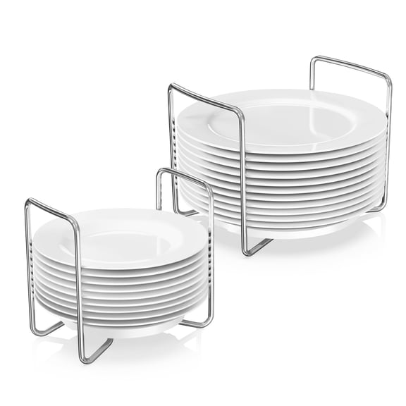 Stainless Steel 304 Adjustable Dish Rack White-s&l For Kitchen Drawer Countertop RV