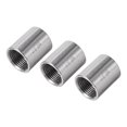 thumbnail image 1 of Stainless Steel 304 Cast Pipe Fittings Coupling Fitting 3/8 x 3/8 G Female 3 pcs, 1 of 2