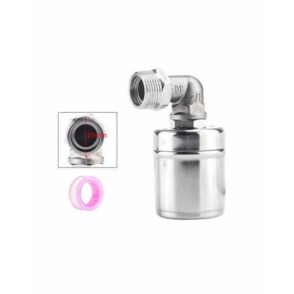 Stainless Steel 304 Float Valve for Automatic Refill with Side Water Inlet Options 4 and 6 Point, Suitable for Water Tanks and Cooling Equipment (6 points)